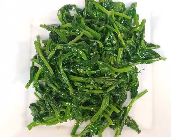 141. Stir Fried Snow Pea Tips with Garlic Sauce (珍珠扒時蔬)